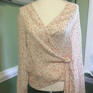 NWT / INC Pink and cream Top